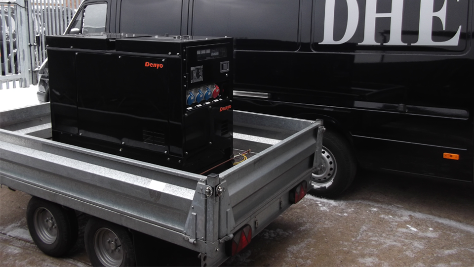 Cambridgeshire Stage Hire 12.5KVA Generator